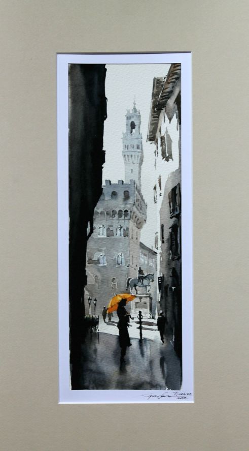 aquarelle florence