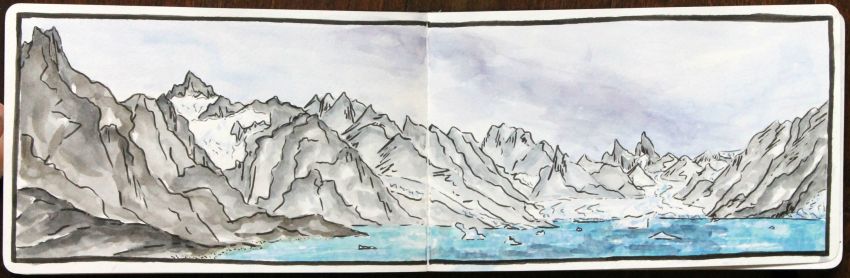 aquarelle pano karale