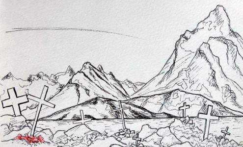 dessin cimetiere kulusuk