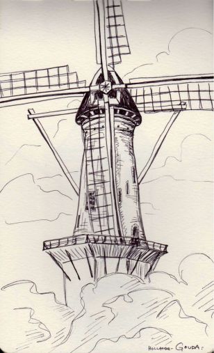 moulin dessin